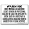 Signmission 18 in Height, Plastic, 18" x 12", WS-P-1218-Montana WS-P-1218-Montana - alternate 1